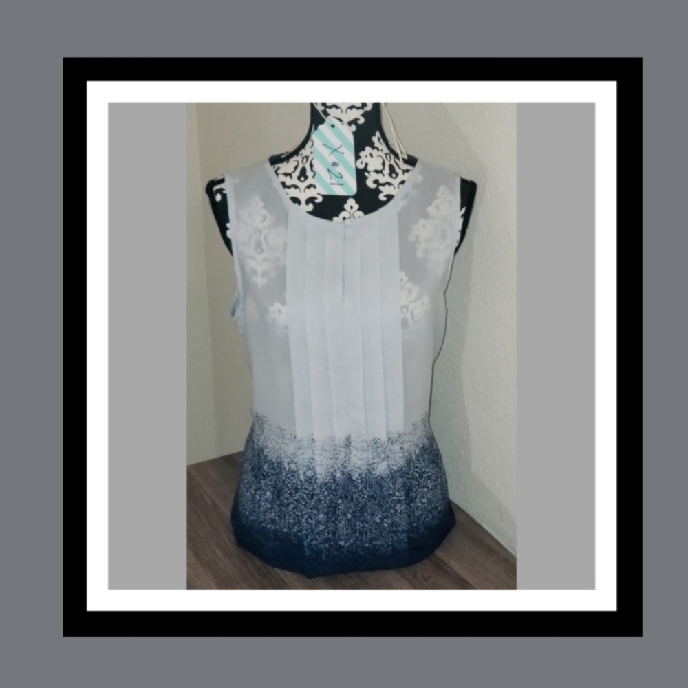 X21: Banana Republic Pleated Ombre Blouse